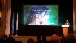 2018. április 9-én és 10-én 15. alkalommal került megrendezésre az EU és ENSZ közös rendezvénye, az EUPF közbeszerzési fórum (European Procurement Forum) New Yorkban. A konferencián a potenciális ENSZ beszállító vállalatok megismerhették az ENSZ közbeszerzési kiírásokat, ezzel segítve a vállalatok jelentkezését az egyes pályázatokra. A résztvevő vállalatok továbbá közvetlenül tárgyalhattak a szakosított szervezetek illetékes közbeszerzési szakértőivel, elősegítve a pályázásra való felkészülésüket
